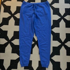 Allude Bright Blue Cashmere Joggers